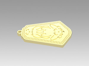 sabrina pendant rabbit cosplay prop 3Dモデル