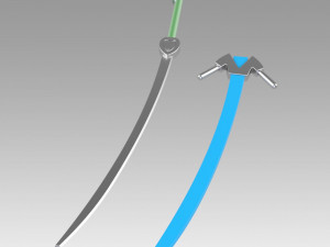 blazblu jin kisaragi frostbite cosplay 3D प्रिंट मॉडल
