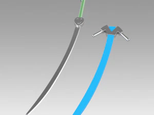 blazblu jin kisaragi frostbite cosplay 3D Print Model