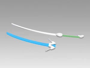 blazblu jin kisaragi frostbite cosplay 3D Print Model