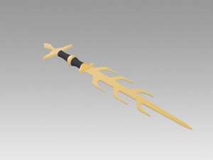 fire emblem awakening asama sword cosplay prop Modelo de impresión 3D