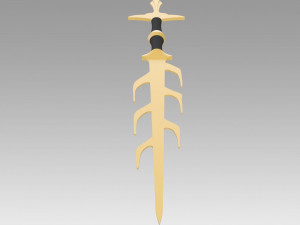 fire emblem awakening asama sword cosplay prop Modelo de impresión 3D