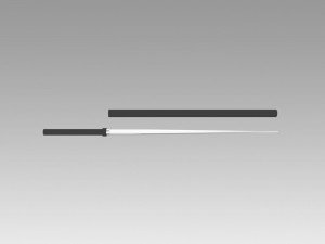 gale online shinkawa shouichi s sword cosplay prop 3Dプリントモデル