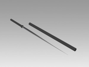 gale online shinkawa shouichi s sword cosplay prop 3Dプリントモデル