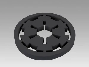 galactic empire symbol logo 3D Print Model