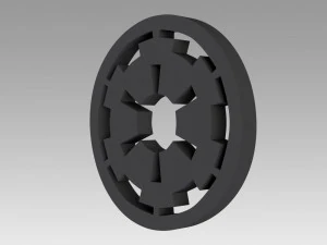galactic empire symbol logo 3D Print Model