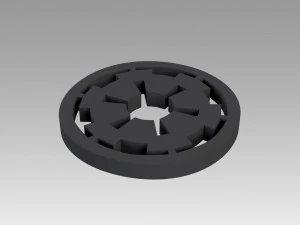 galactic empire symbol logo 3D Print Model