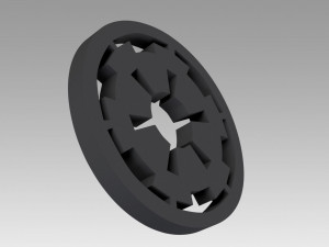galactic empire symbol logo Modelo de Impressão 3D