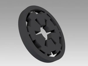 galactic empire symbol logo 3D Print Model