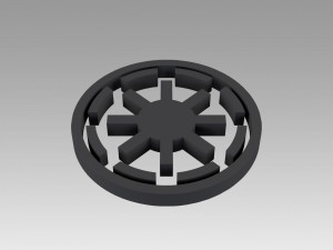 galactic republic galactic empire symbol logo 3Dプリントモデル