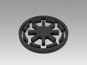 galactic republic galactic empire symbol logo 3D Print Model