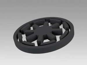 galactic republic galactic empire symbol logo 3D Print Model