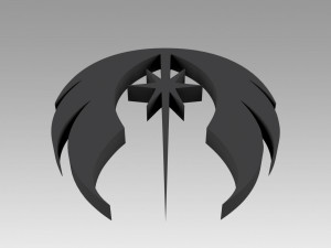 jedi order galactic empire symbol logo 3D प्रिंट मॉडल