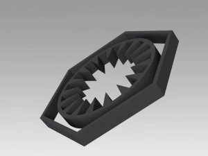 first order galactic empire symbol logo 3D Print Model