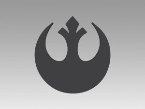 rebel alliance galactic empire symbol 3D Print Model