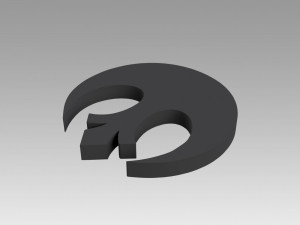 rebel alliance galactic empire symbol 3D Print Model