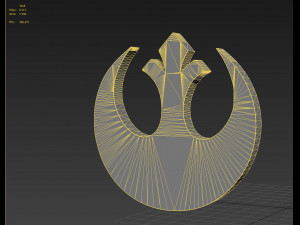 rebel alliance galactic empire symbol 3D Print Model
