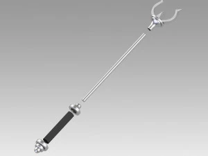 little witch academia atsuko kagari staves cosplay prop 3D Print Model