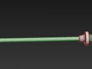 little witch academia atsuko kagari staves cosplay prop 3D Print Model