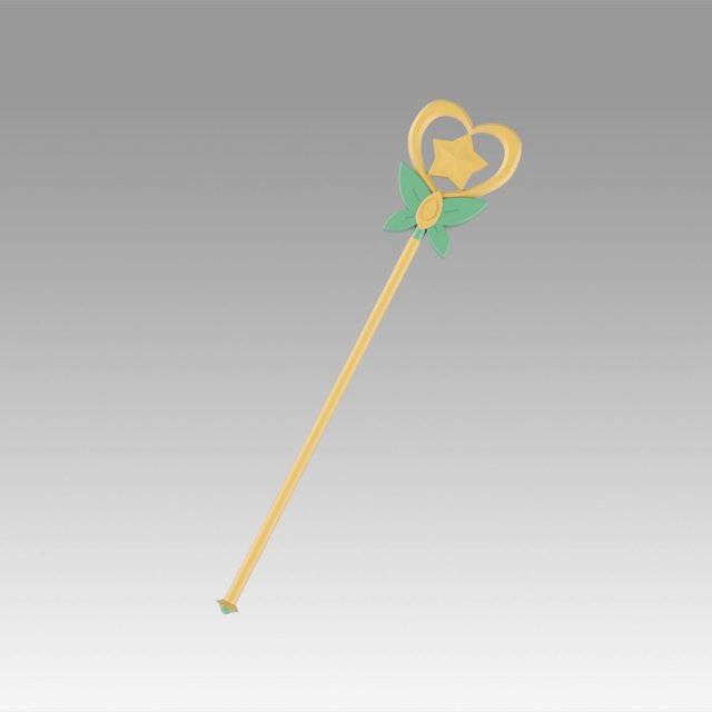 league of legends lol star guardian staff cosplay prop Modelo de impresión 3D .c4d .max .obj .3ds .fbx .stl .blend 