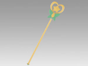 リーグ・オブ・レジェンド笑スターガーディアンスタッフコスプレ小道具 3Dプリントモデル