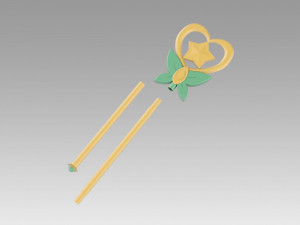 league of legends lol star guardian staff cosplay prop Modelo de impresión 3D