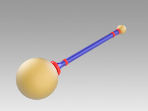 yu-gi-oh mana staves cosplay prop 3D 打印模型