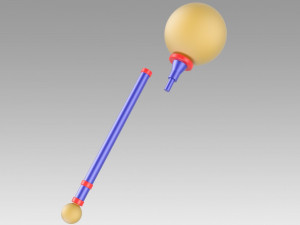 yu-gi-oh mana staves cosplay prop 3D 打印模型