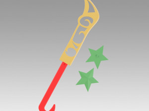 league of legends katarina the sinister blade two dagger 3D-Druckmodell