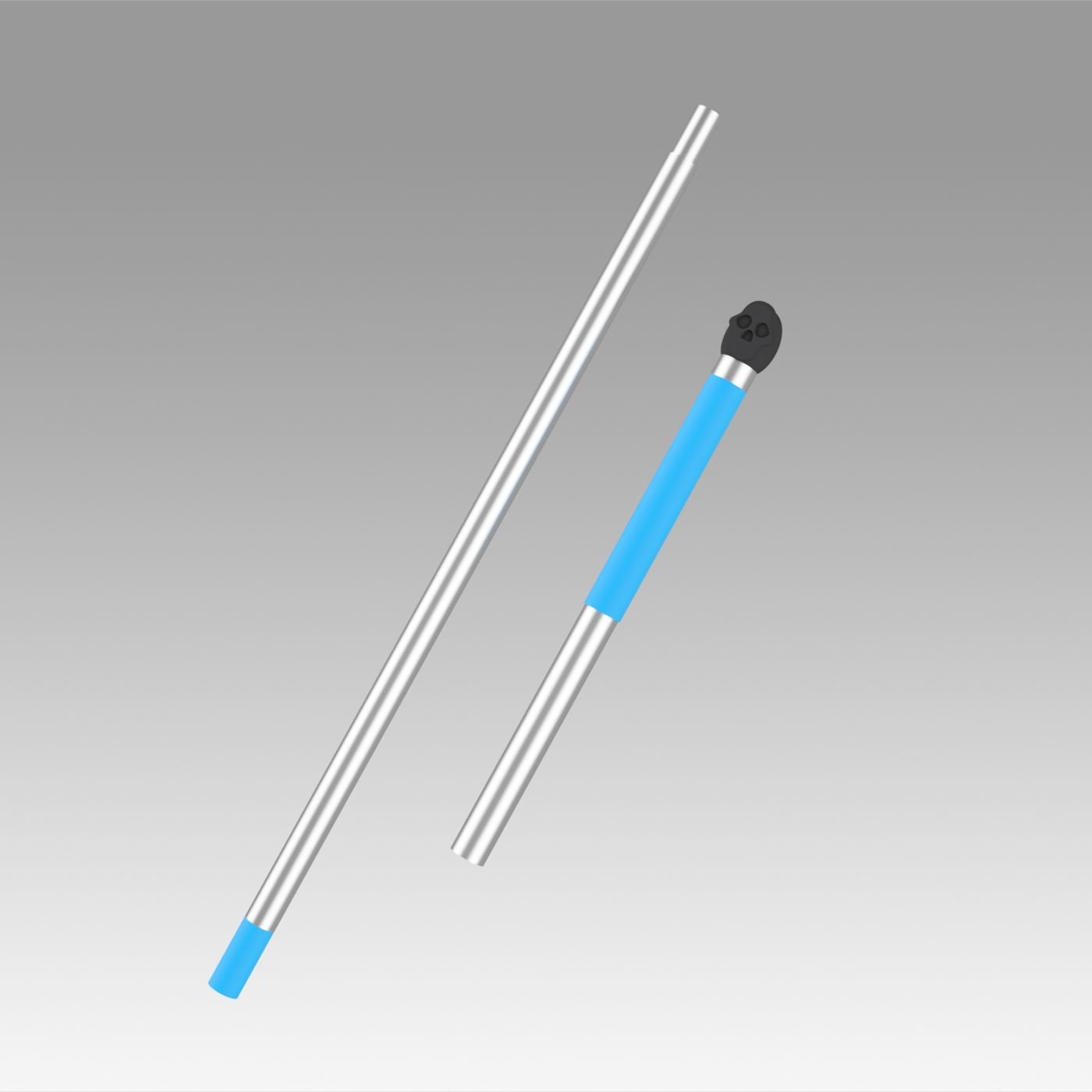 Guilty Gear Xrd Venom Staves Cosplay Weapon Prop 3d Model In Other