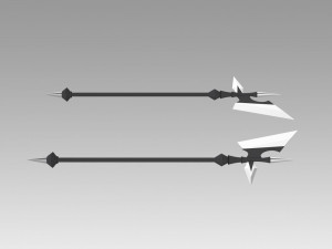 fate grand order berserker asterios sprite 1 two hatchets 3D 프린트 모델