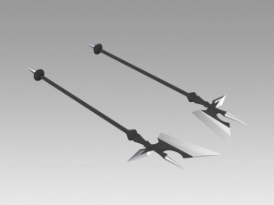 fate grand order berserker asterios sprite 1 two hatchets 3D 프린트 모델