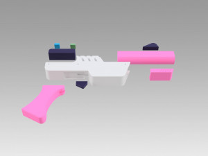 league of legends lol arcade miss fortune two cosplay Modello di stampa 3D