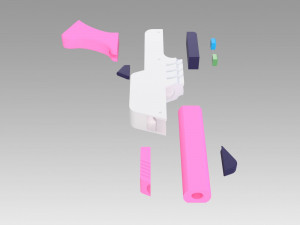 league of legends lol arcade miss fortune two cosplay Modello di stampa 3D