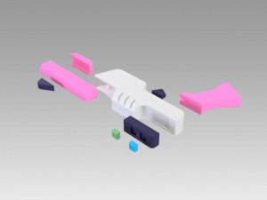 league of legends lol arcade miss fortune two cosplay Modello di stampa 3D