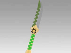 일곱개의 ​​대죄 멜리오다스 로스트 베인 소드 코스프레 3D 프린트 모델