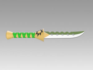 the seven deadly sins meliodas lost bane sword cosplay 3D Принт Модель