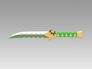 the seven deadly sins meliodas lost bane sword cosplay 3D Принт Модель