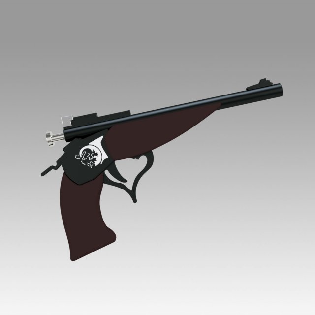 girl frontline thompson center contender cosplay 3D प्रिंट मॉडल .c4d .max .obj .3ds .fbx .stl .blend