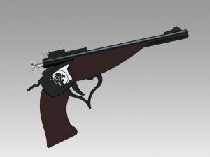 girl frontline thompson center contender cosplay 3D Baskı Modeli