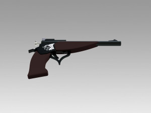 girl frontline thompson center contender cosplay 3D प्रिंट मॉडल