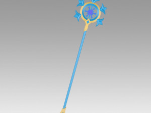 league of legends lol winter wonder soraka skin wands Modelo de impresión 3D
