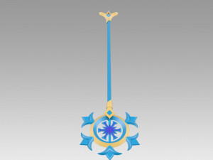 league of legends lol winter wonder soraka skin wands 3D Druckmodell