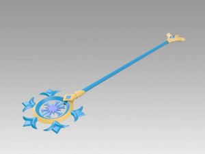 league of legends lol winter wonder soraka skin wands 3D Druckmodell