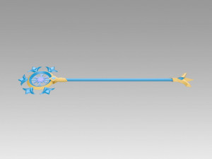 league of legends lol winter wonder soraka skin wands 3D Druckmodell