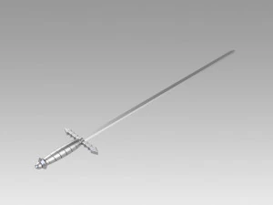 castlevania season 2 2018 anime alucard sword cosplay 3D Print Model