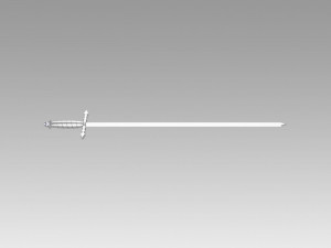castlevania season 2 2018 anime alucard sword cosplay 3D-printmodel