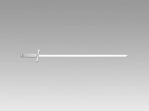 castlevania season 2 2018 anime alucard sword cosplay 3D Print Model