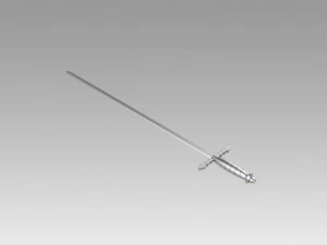 castlevania season 2 2018 anime alucard sword cosplay 3D Print Model