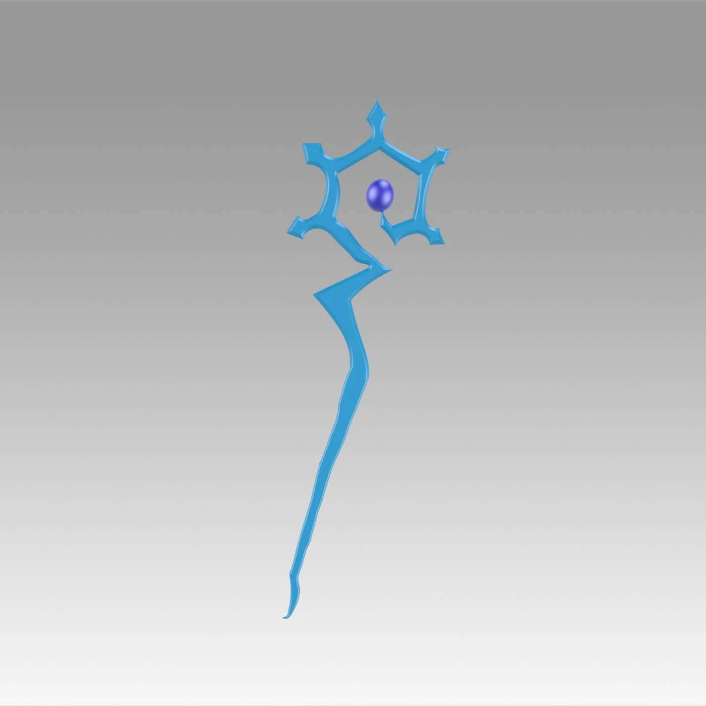 league of legends lol winter wonder skin lulu staff cosplay 3D Print Model .c4d .max .obj .3ds .fbx .stl .blend 